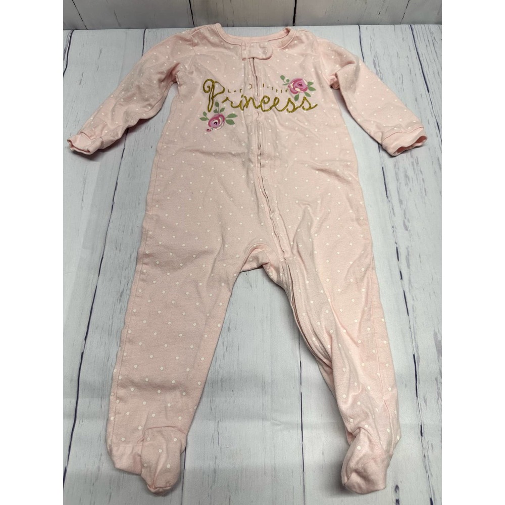 Gerber Light Pink W/White Dots Sleepwear 6-9M